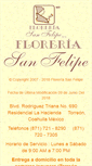 Mobile Screenshot of floreriasanfelipe.com.mx